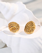 Load image into Gallery viewer, Rippled Radiance Earrings