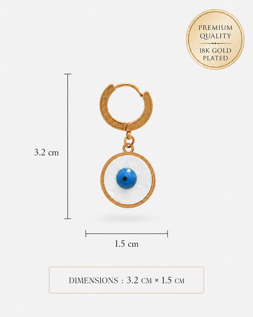 Rise Above Nazar Earrings