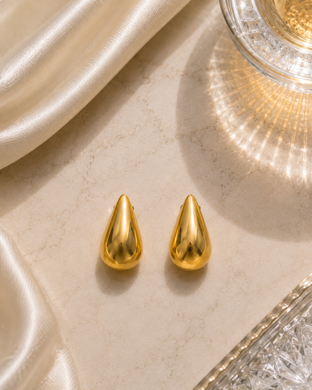 Rising Teardrop Earring