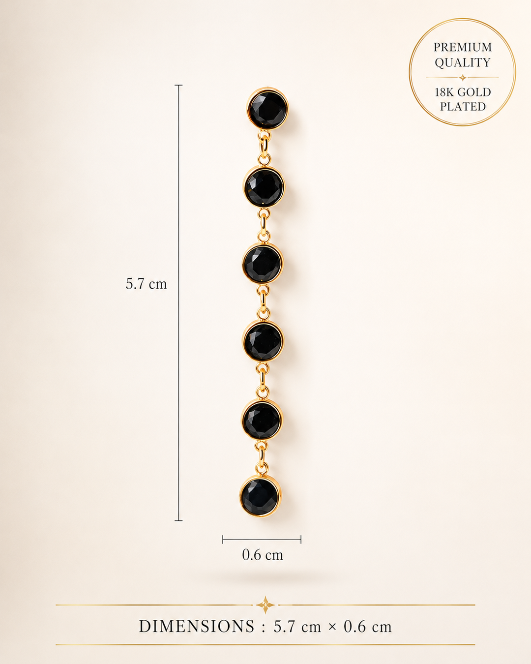 Rise In Steps Earrings