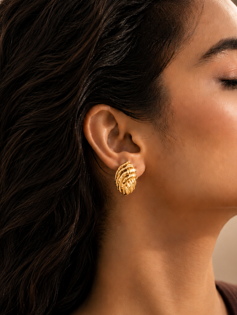 Rippled Radiance Earrings