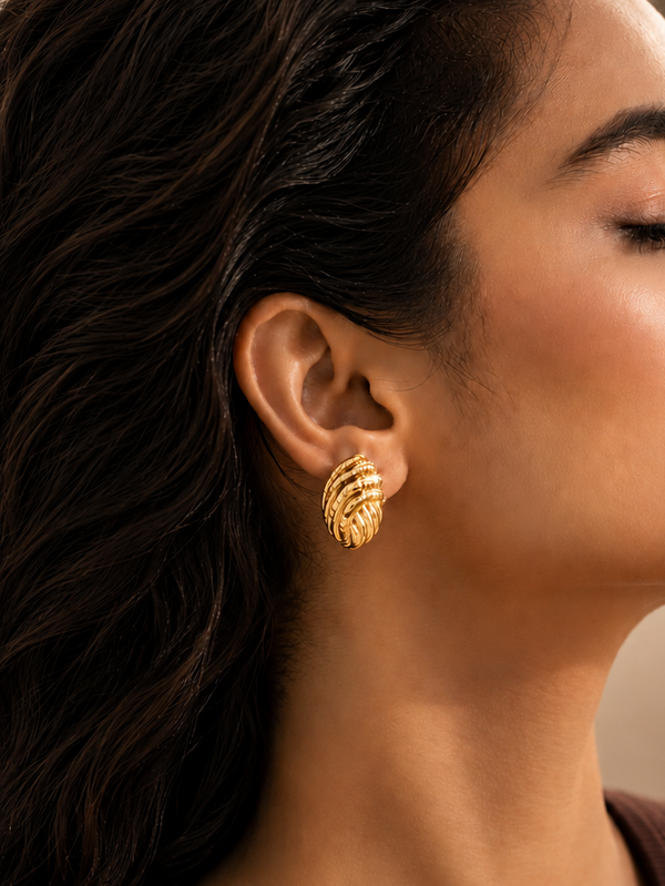 Rippled Radiance Earrings