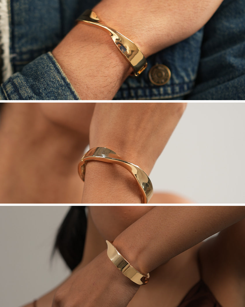 Curve cuff bracelet