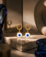 Load image into Gallery viewer, Rise Above Nazar Earrings
