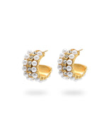 Load image into Gallery viewer, Empowered Pearl Earrings
