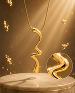 Load image into Gallery viewer, Molten Wave Necklace
