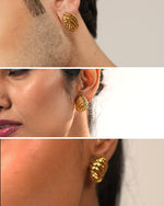 Load image into Gallery viewer, Rippled Radiance Earrings
