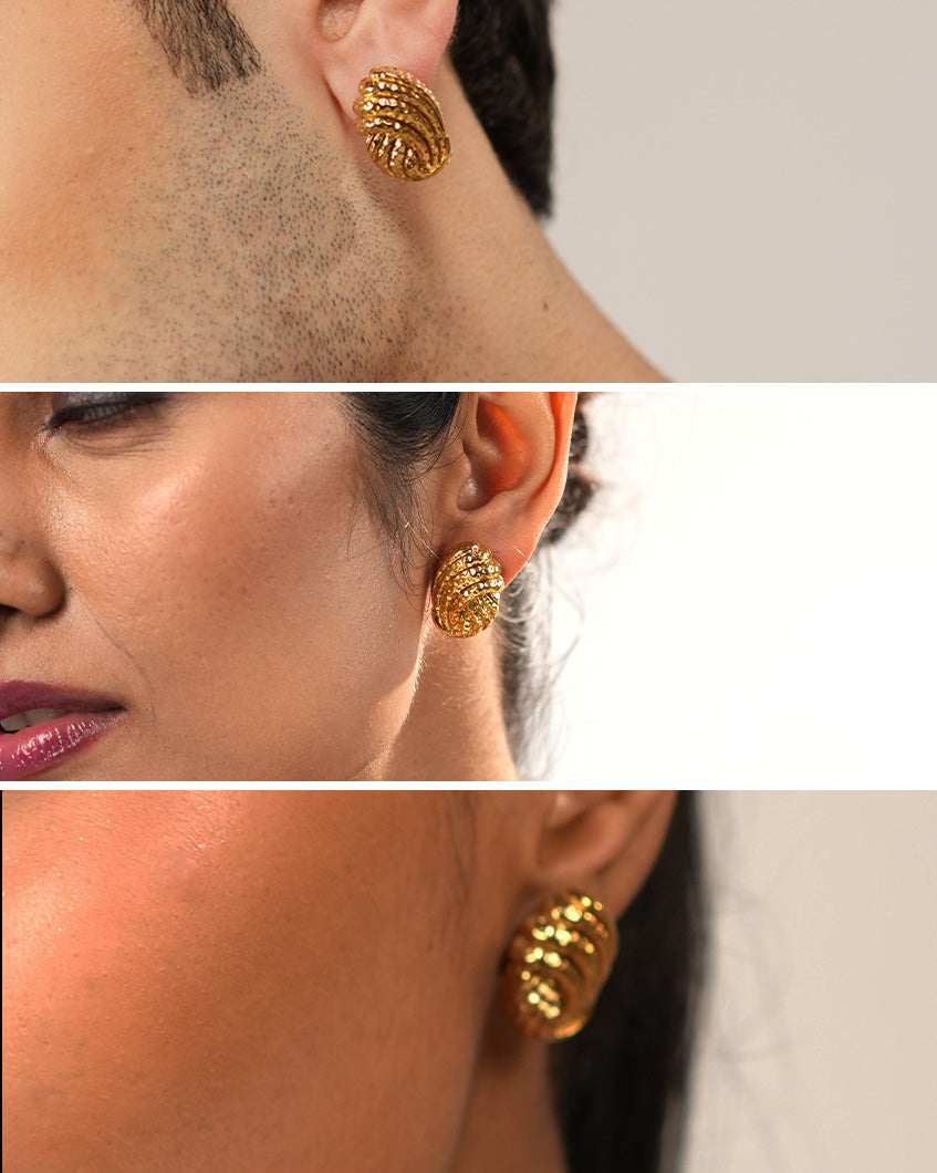 Rippled Radiance Earrings