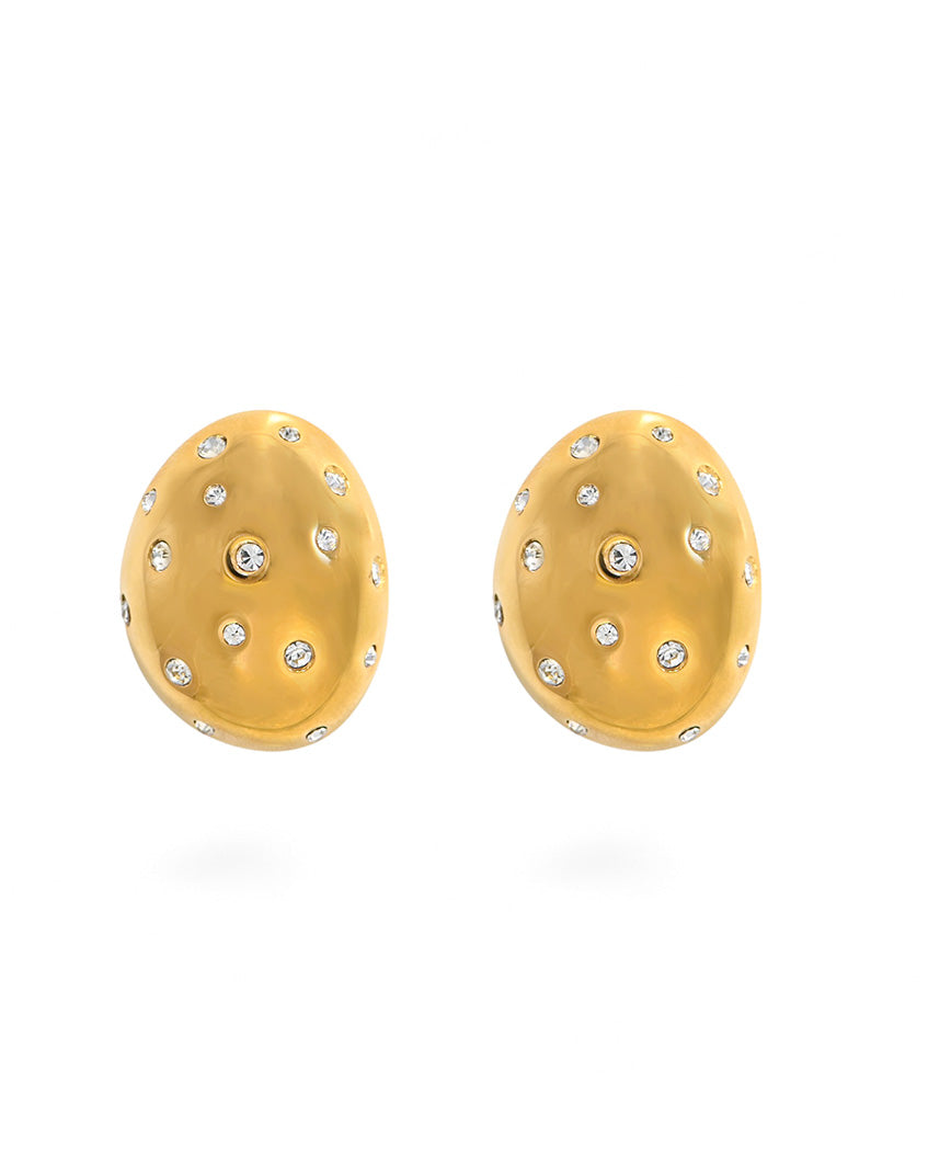 Stone Hearted Earrings