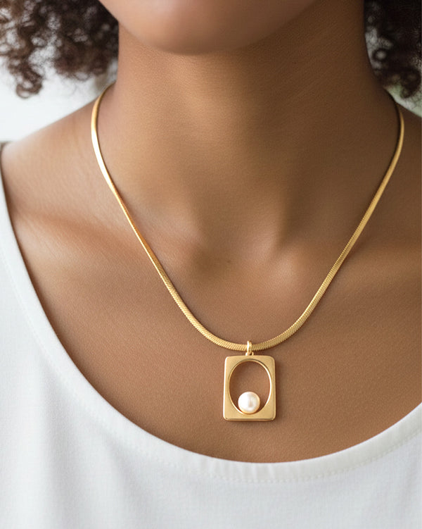 Hold Your Light Necklace by Imaraya – meaningful gold plated necklace, hypoallergenic jewelry