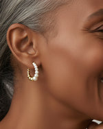 Load image into Gallery viewer, Yours Soiree Earrings by Imaraya – elegant gold plated earrings, hypoallergenic anti-tarnish jewelry
