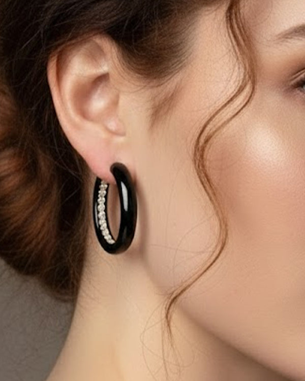 In Your Element Earrings - Textured gold drop earrings. Water-resistant & hypoallergenic for comfortable, everyday wear.