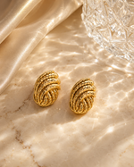 Load image into Gallery viewer, Rippled Radiance Earrings
