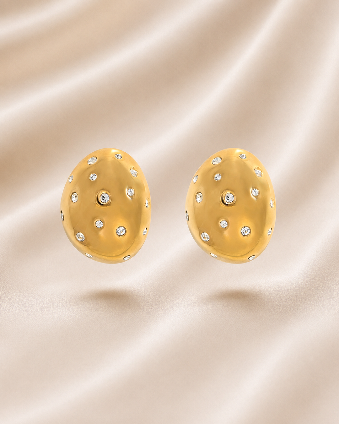 Stone Hearted Earrings