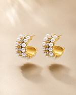 Load image into Gallery viewer, Empowered Pearl Earrings
