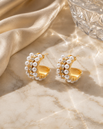 Load image into Gallery viewer, Empowered Pearl Earrings
