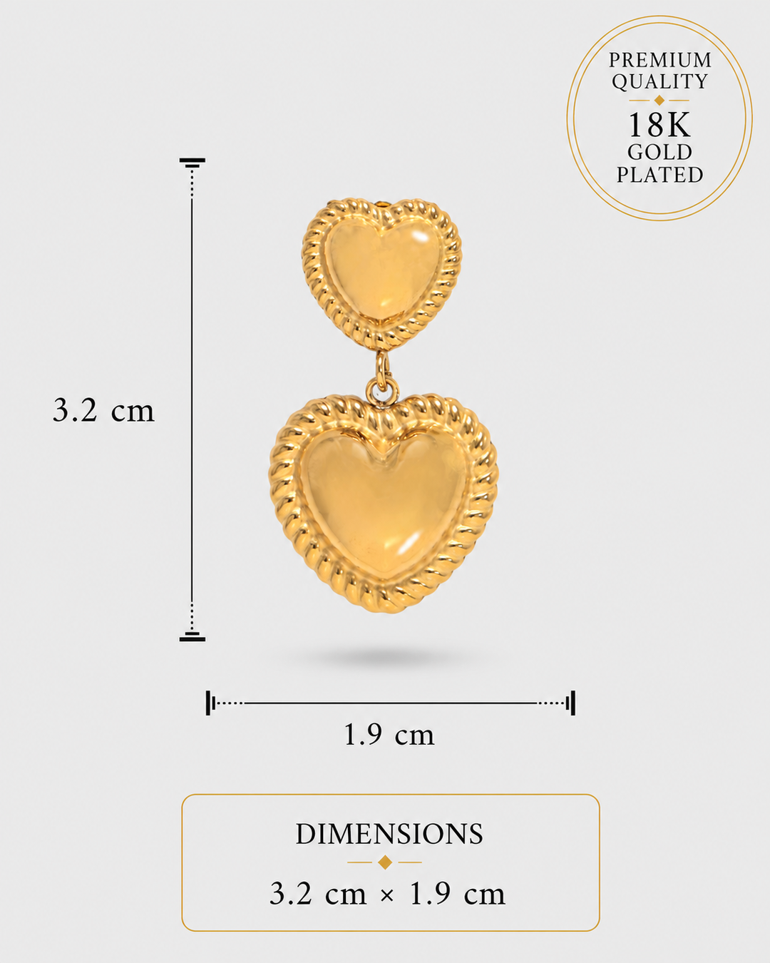 Brave Heart Earrings